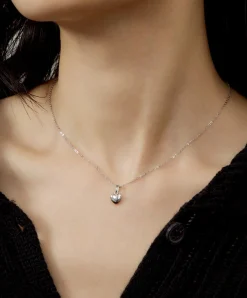Audrey Collier Coeur En Argent