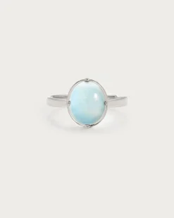 Bague Aigue-Marine En Argent