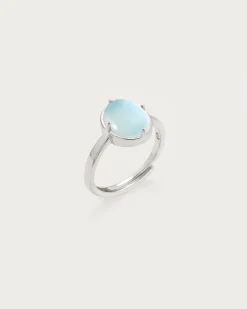 Bague Aigue-Marine En Argent