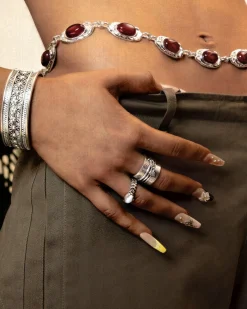 Bague De Bracelet de Montre en argent