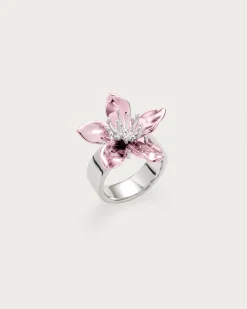 Bague Flora En Rose Électrique