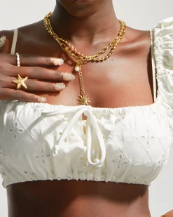 Bague Étoile de Mer Dorée