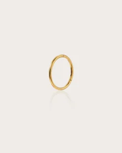 Boucle d'Oreille Mini Créole Simple En Or