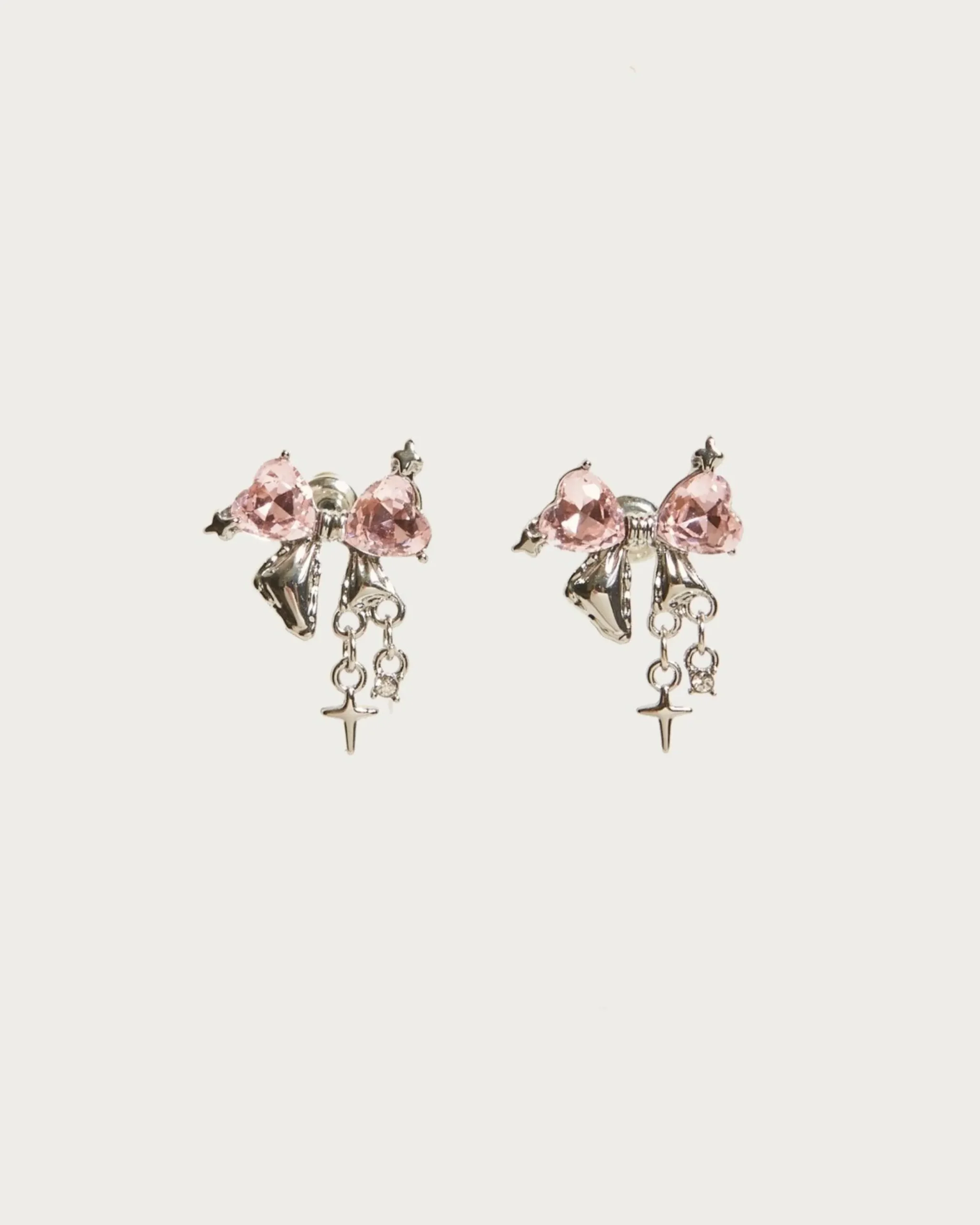 Boucles d'Oreilles À Nœud Scintillant