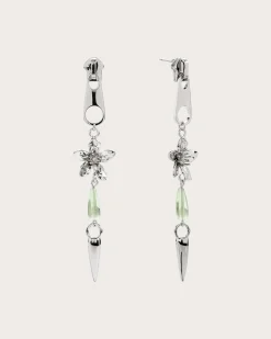 Boucles d'Oreilles À Pointes Zippées