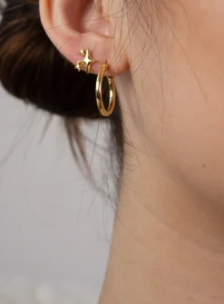 Boucles d'Oreilles À Tige Scintillantes