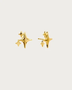 Boucles d'Oreilles À Tige Scintillantes