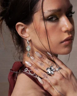 Boucles D'oreilles Amulette en mousse