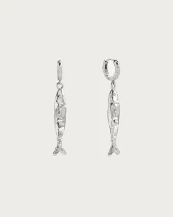 Boucles d'Oreilles Anchois Dorées