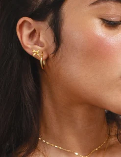 Boucles d'Oreilles Clous Ruban
