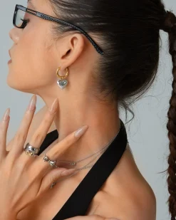 Boucles d'Oreilles Coeur Audrey