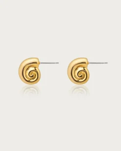 Boucles d'Oreilles Coquillage Nautilus