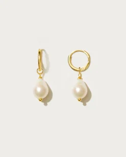 Boucles d'Oreilles Créoles En Perles