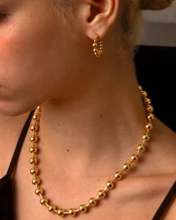 Boucles d'Oreilles Créoles Sphère