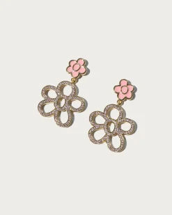 Boucles d'Oreilles Fille Des Années 60