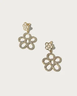 Boucles d'Oreilles Fille Des Années 60