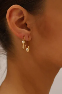 Boucles d'Oreilles Mini Épingle À Nourrice
