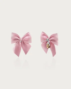 Boucles d'Oreilles Nœud À Pois