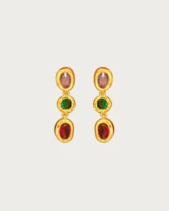 Boucles d'Oreilles Pendantes Irisées