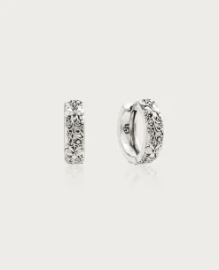 Boucles d'Oreilles Sérénade d'Orchidées En Argent