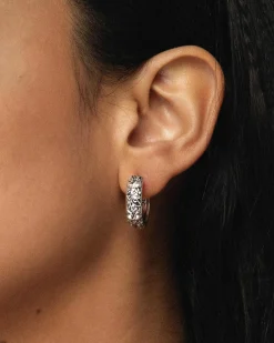 Boucles d'Oreilles Sérénade d'Orchidées En Argent