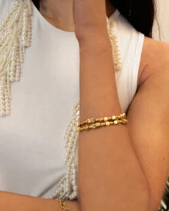 Bracelet Carré Texturé