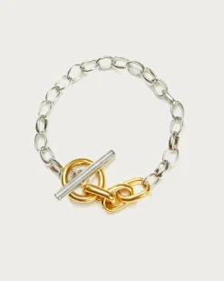 Bracelet Chaîne En Métal Mélangé