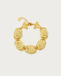 Bracelet Hojas Doré