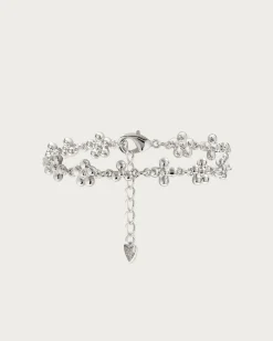 Bracelet Molécule Daisy En Argent