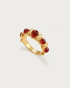Carnelian Bague Avec Pierre