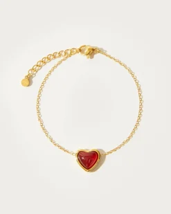 Carnelian Bracelet Coeur Pierre