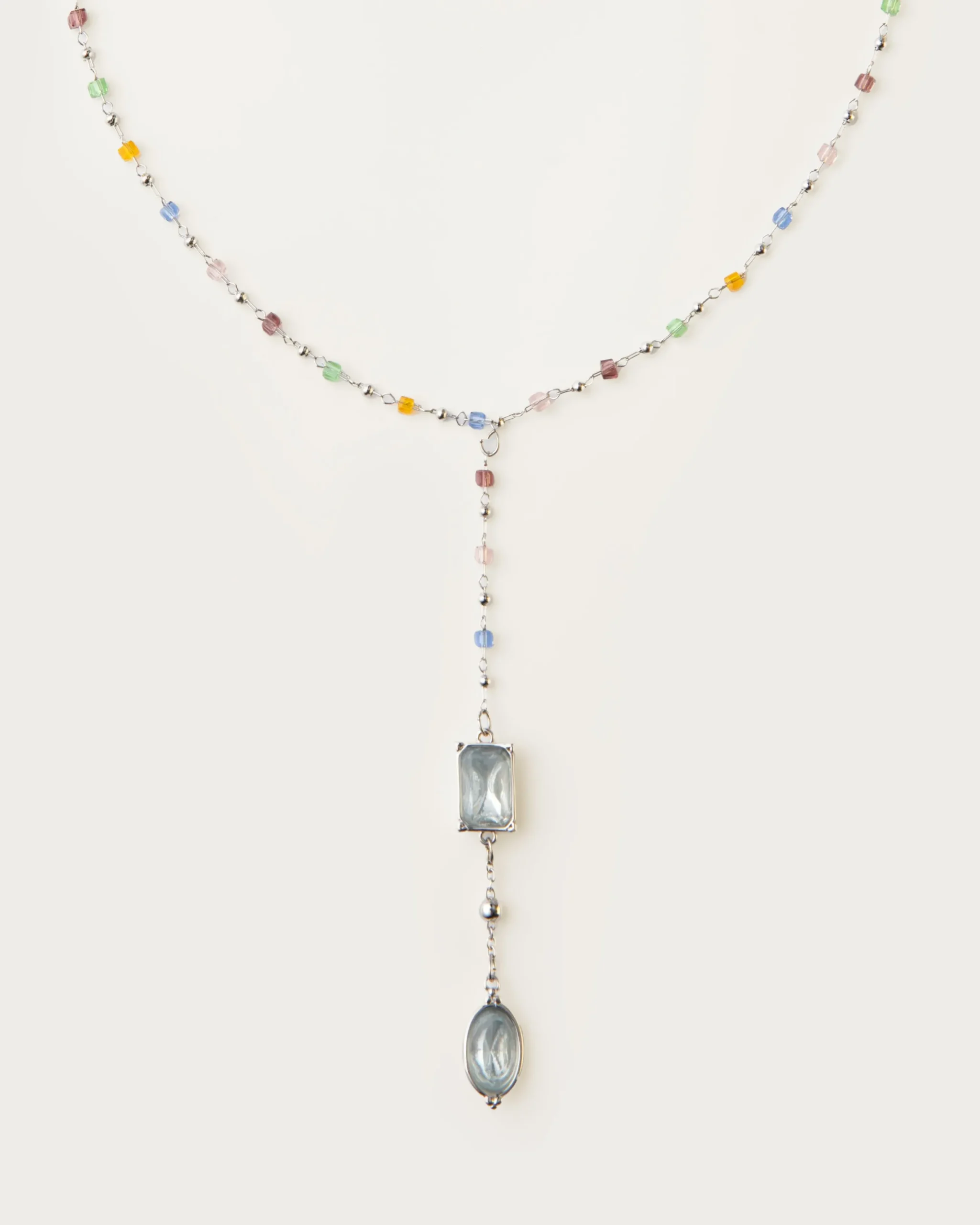 Celestial Collier Lariat En Argent
