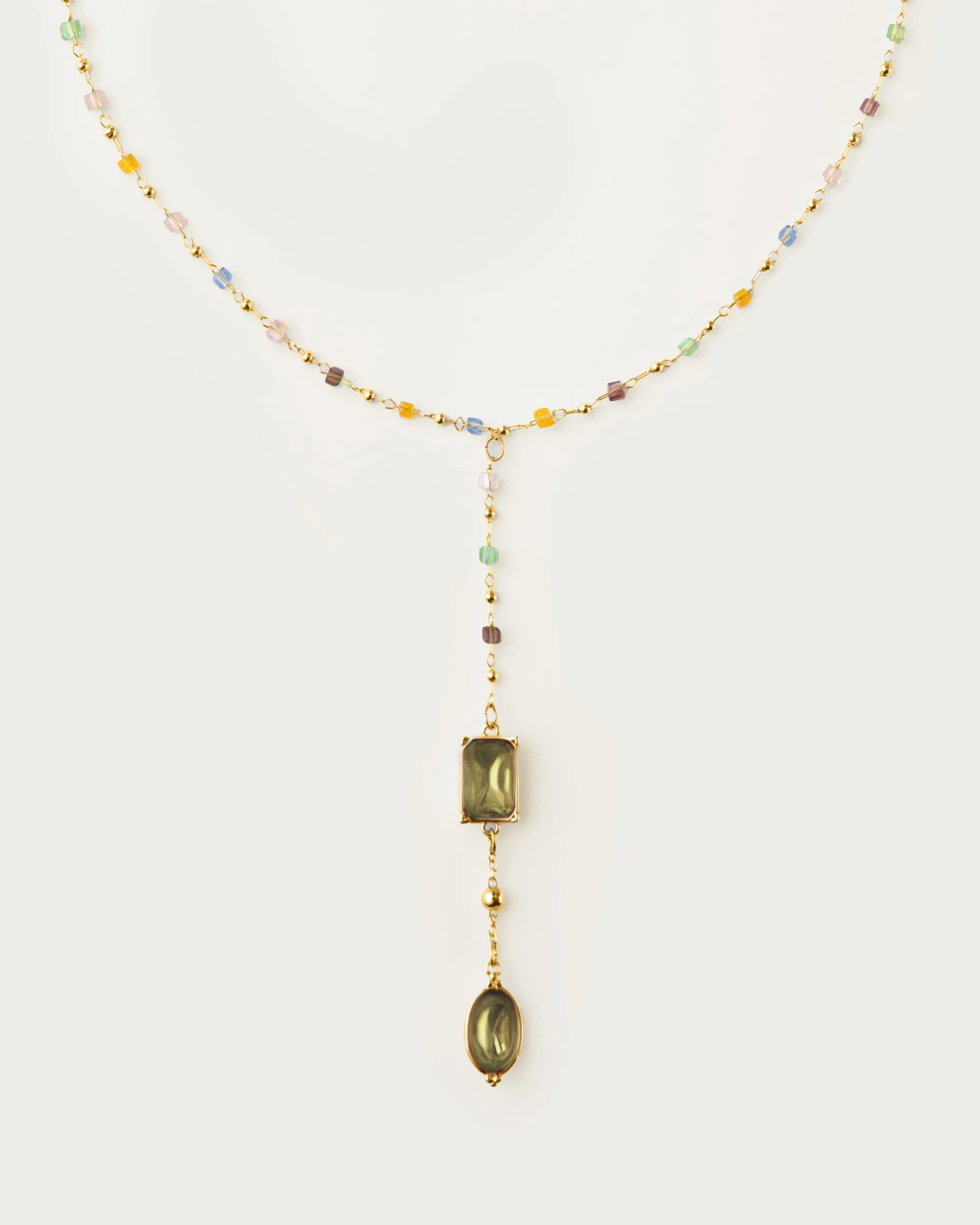 Celestial Collier Lariat En Argent