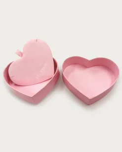 Coffret Cadeau En Forme de Coeur En Rose