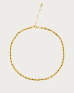 Collier À Chaîne En Corde Épaisse