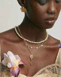 Collier Chaîne de Perles Naturelles