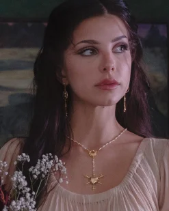 Collier Chapelet Trois d'Épées En Or