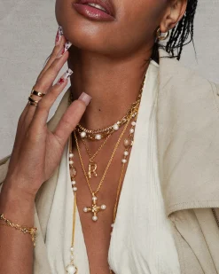 Collier Croix de Perles Florence