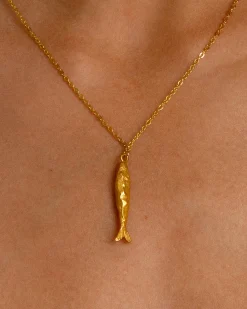 Collier d'Anchois Doré