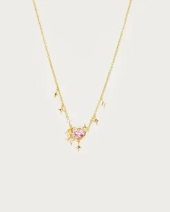 Collier de Coeur Rose