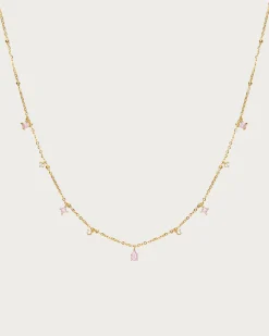Collier Elysée En Argent En Rose