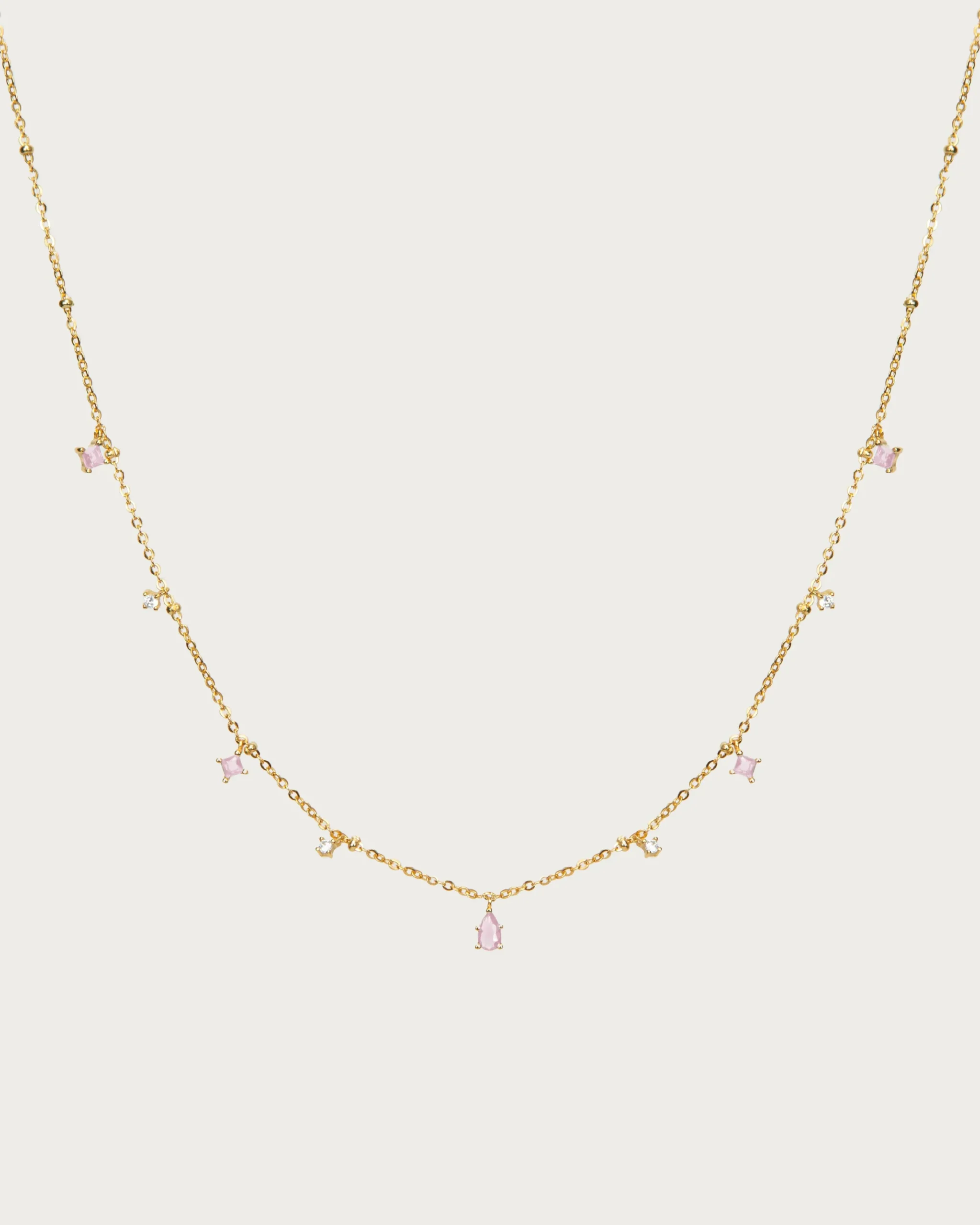 Collier Elysée En Argent En Rose
