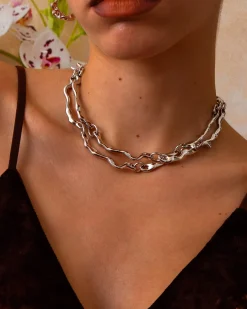 Collier En Argent Fondu