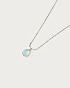 Collier En Pierre Aigue-Marine
