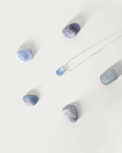 Collier En Pierre Aigue-Marine