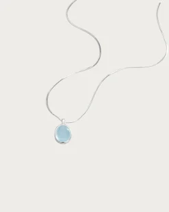 Collier En Pierre Aigue-Marine