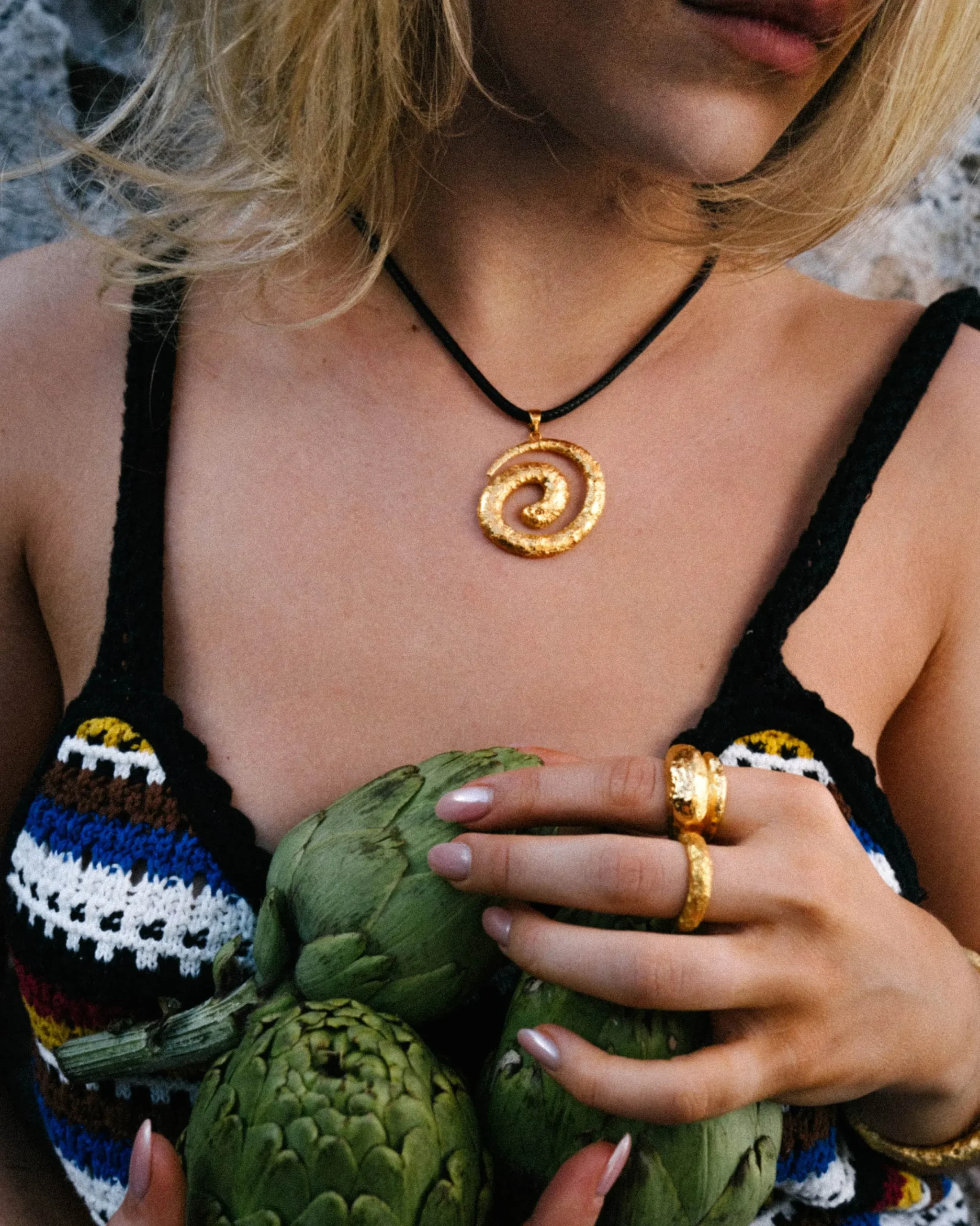 Collier Miro en Noir