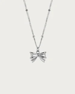 Collier Noeud En Argent
