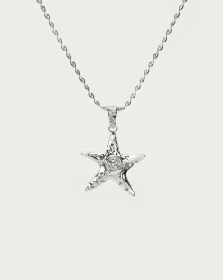 Collier Étoile de Mer En Argent