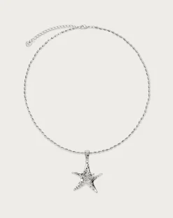 Collier Étoile de Mer En Argent